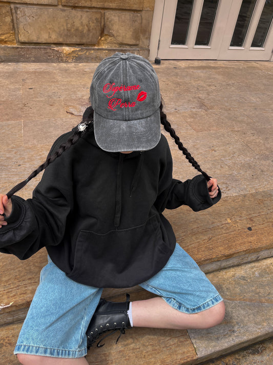 Gorra Supérame P*rra 💋 acid wash