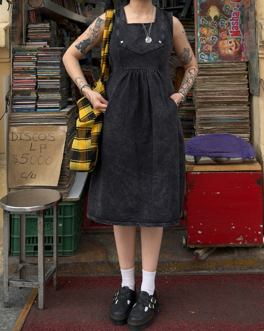 Vestido Tessa gris acid wash ★