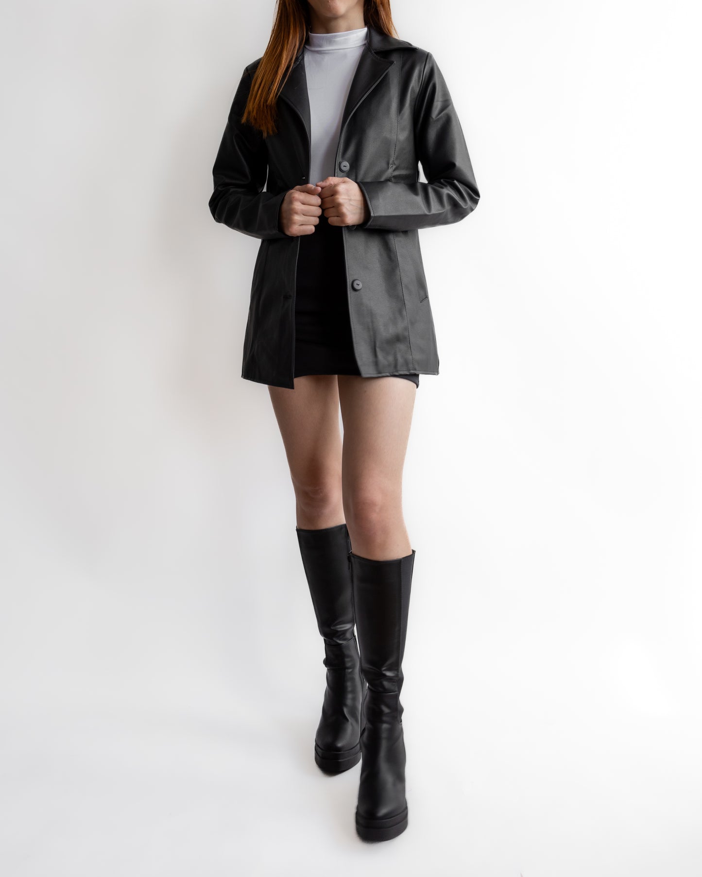 Gabardina Buffy negra