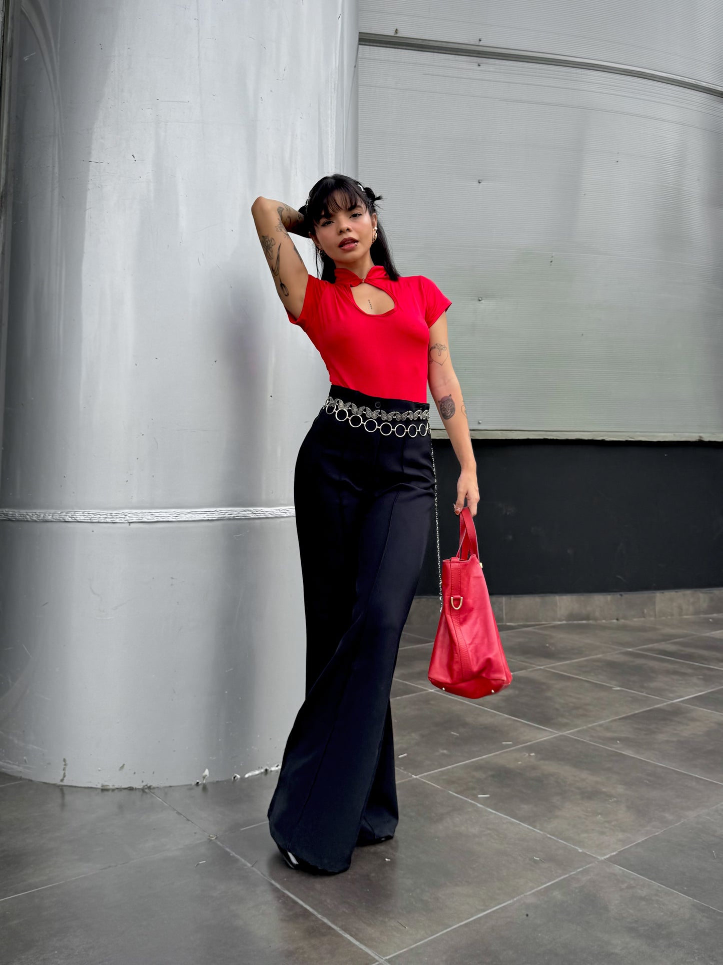 Pantalón cool girl negro