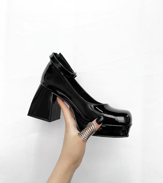 Zapatos Mary Jane negros