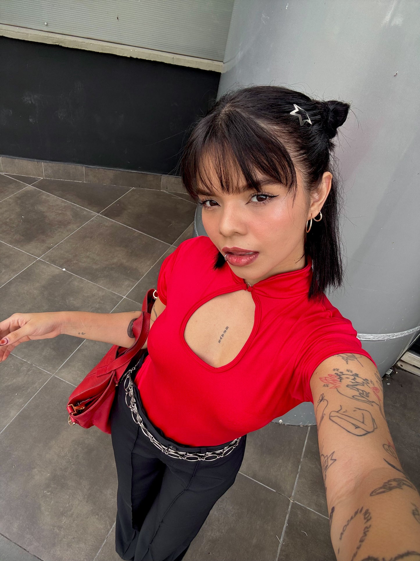 Body Qipao rojo