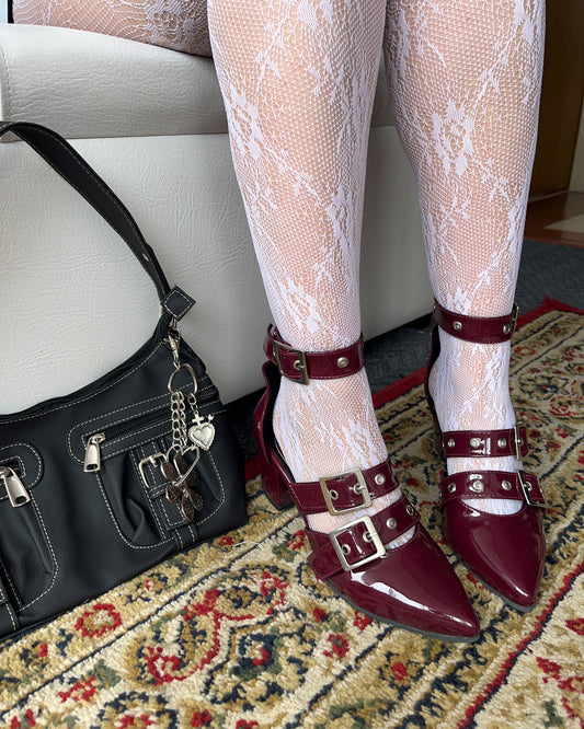 Zapatos Mary Jane de taches VINO ★