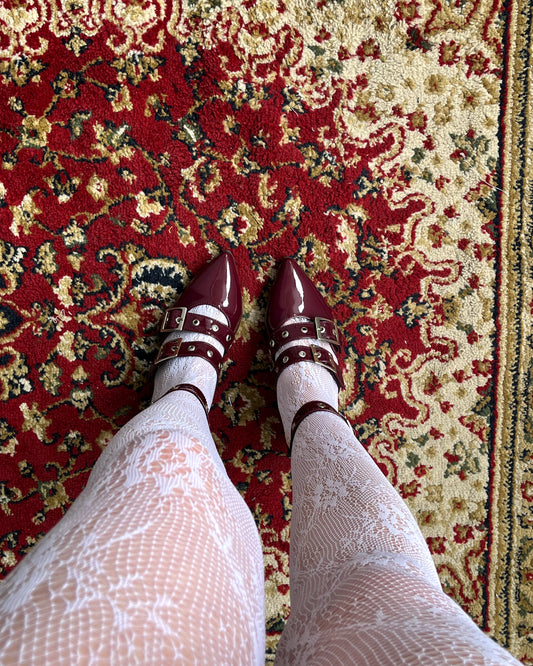 Zapatos Mary Jane de taches VINO ★