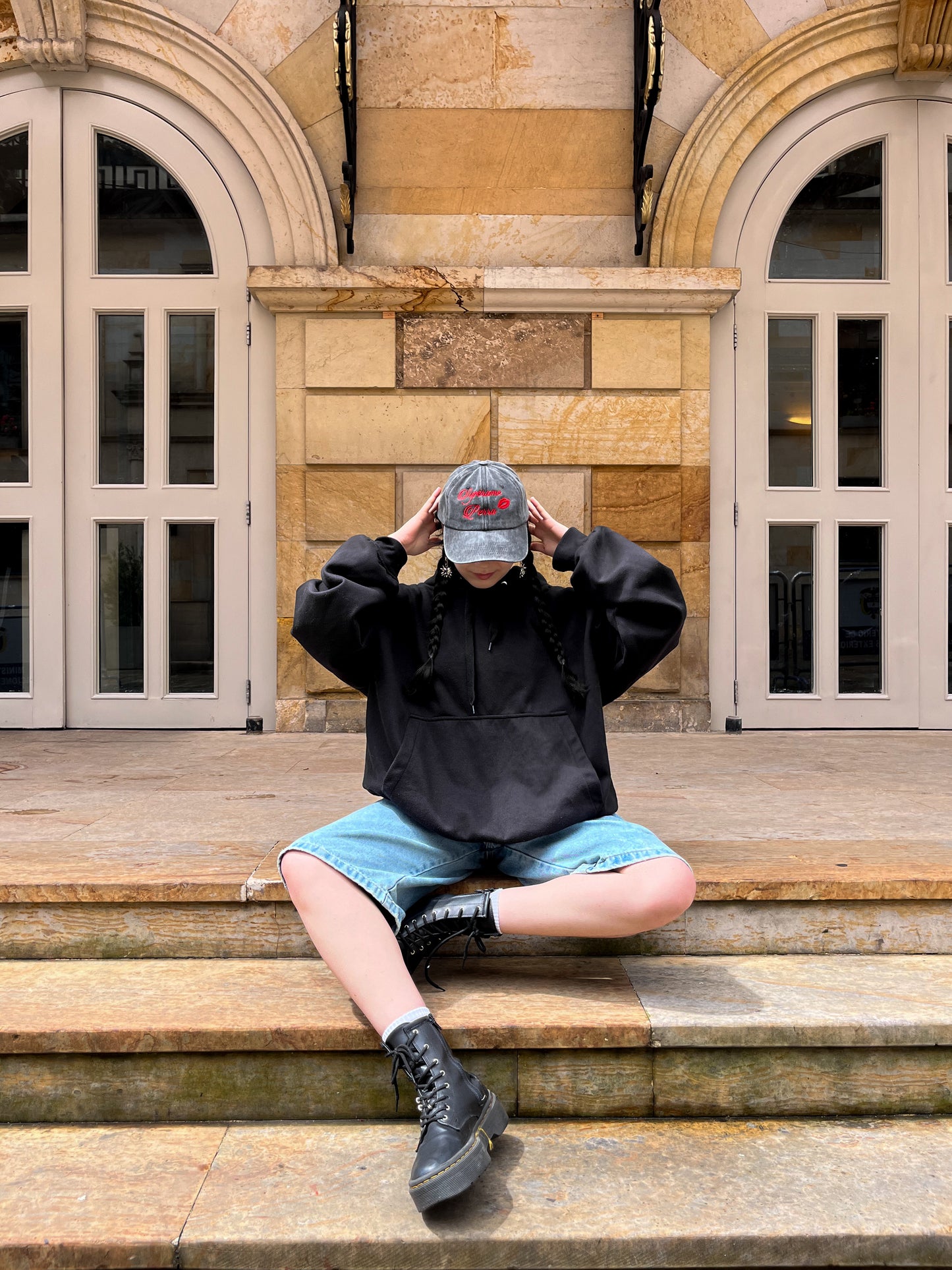 Gorra Supérame P*rra 💋 acid wash