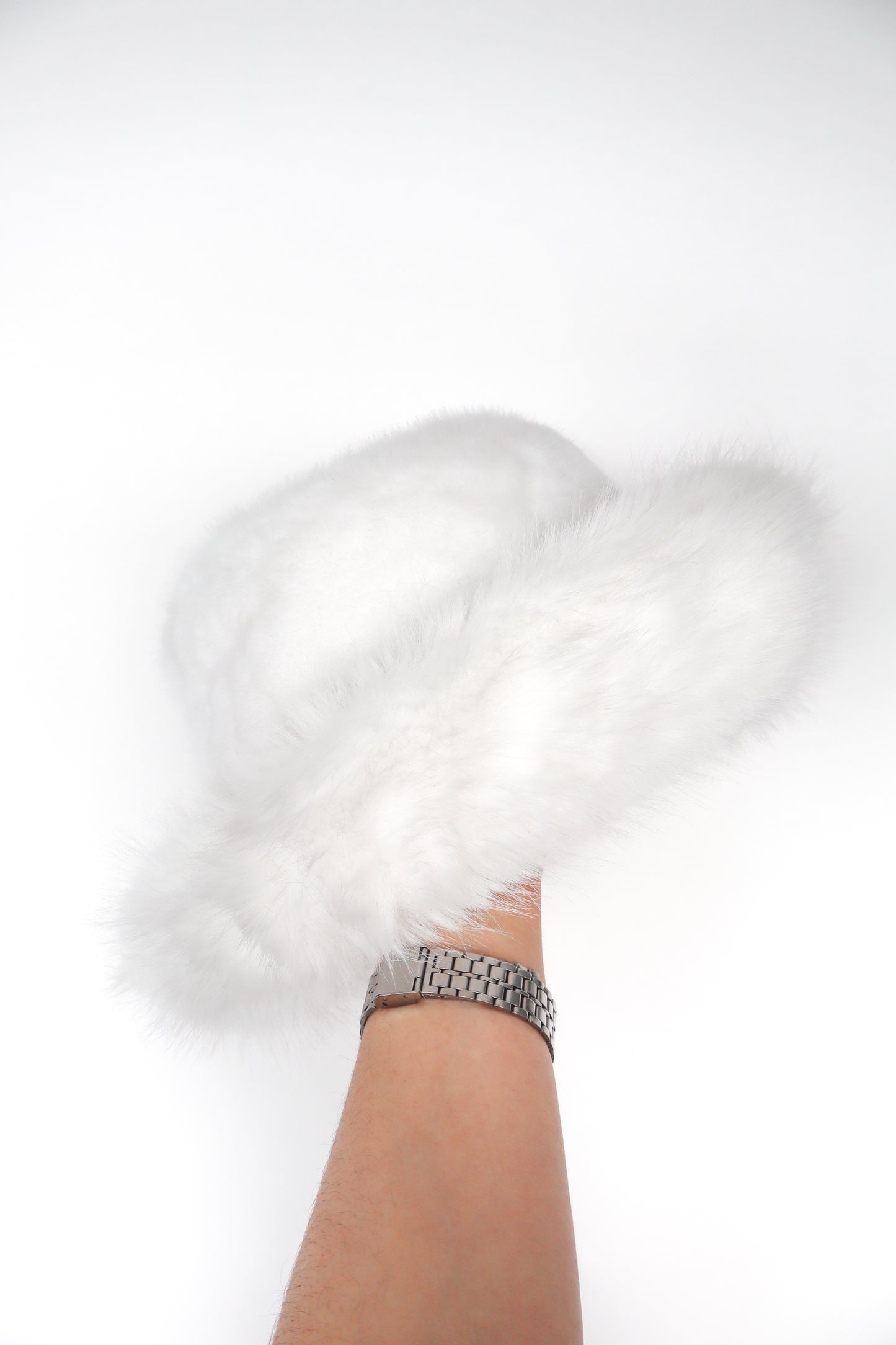 Pesquero de peluche (russian hat) BLANCO