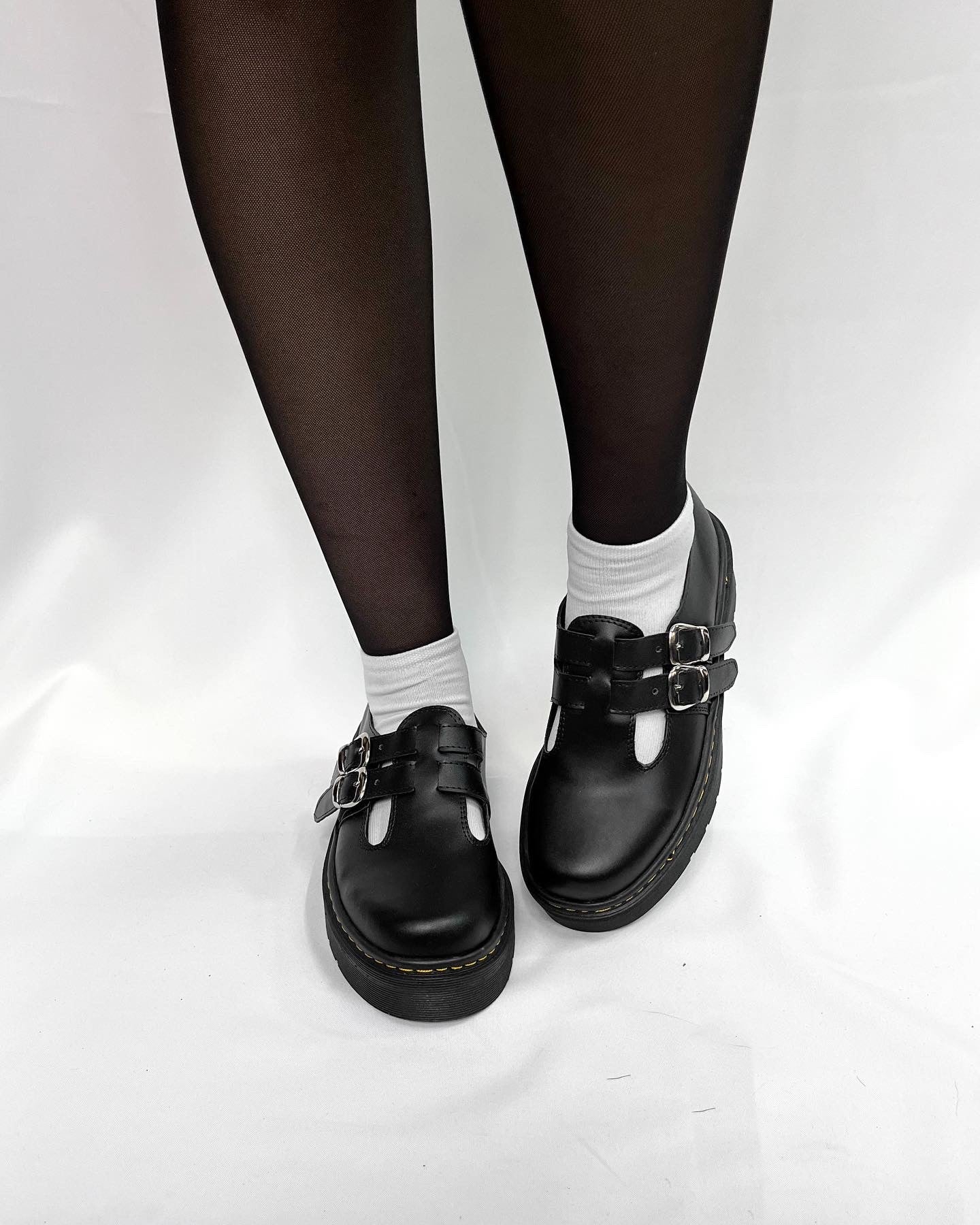 Mary jane estilo dc martens doble hebilla