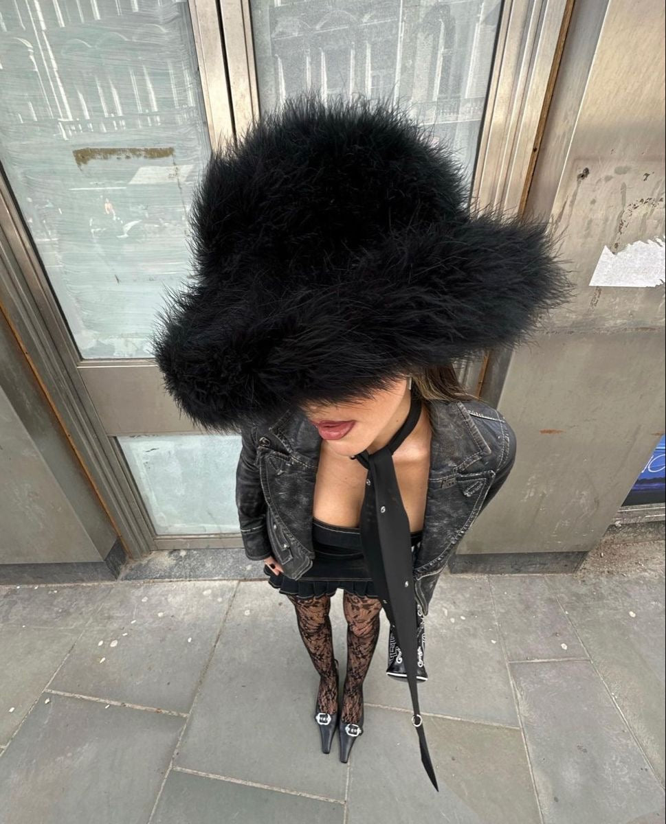 Pesquero de peluche (russian hat) negro