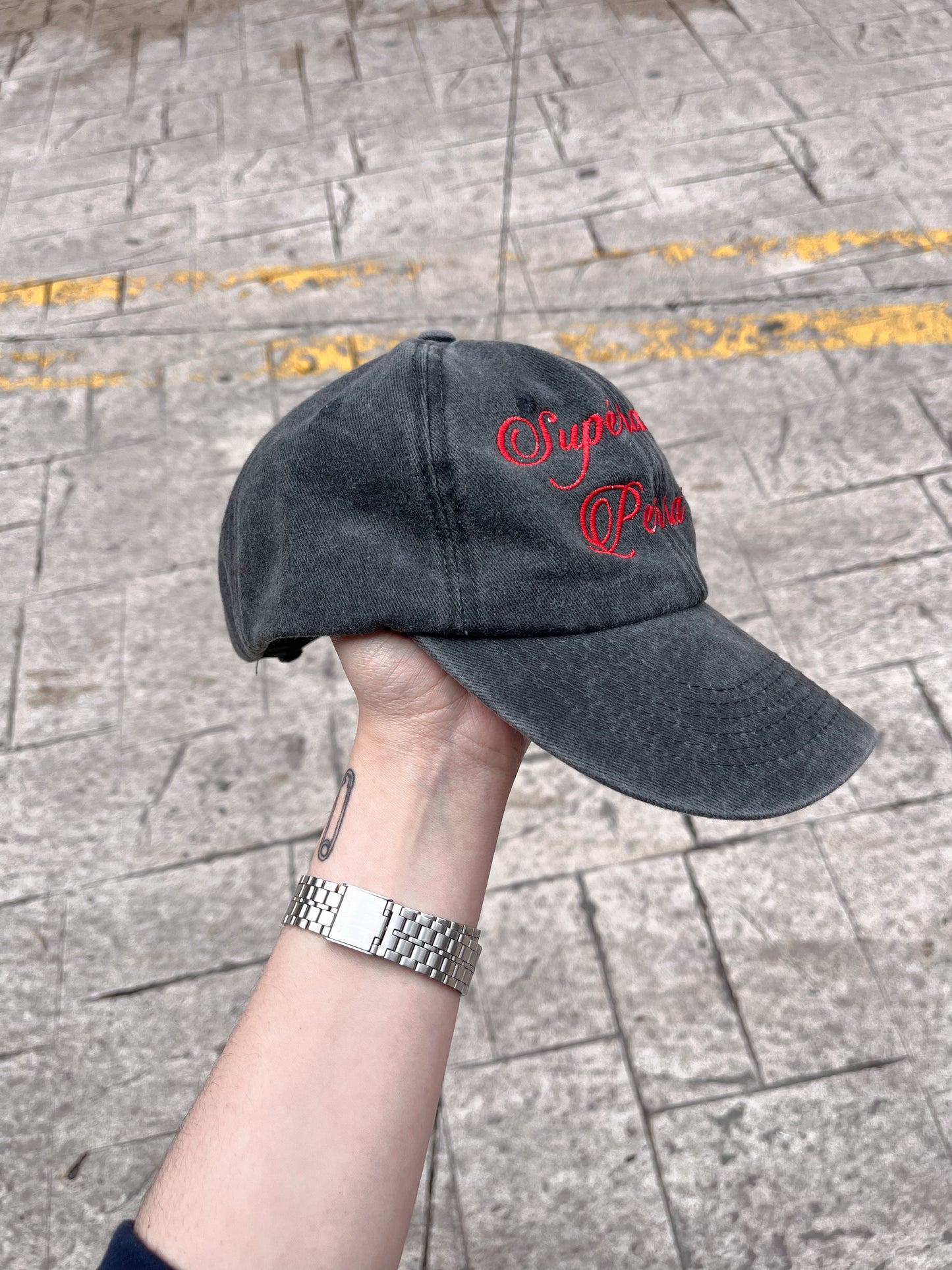 Gorra Supérame P*rra 💋 acid wash