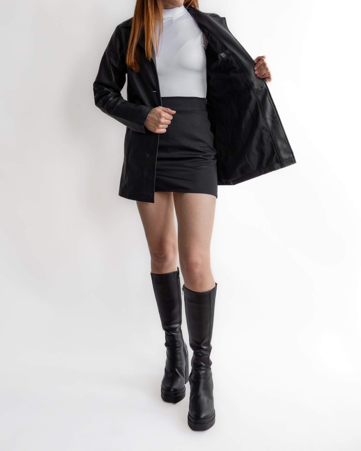 Gabardina Buffy negra