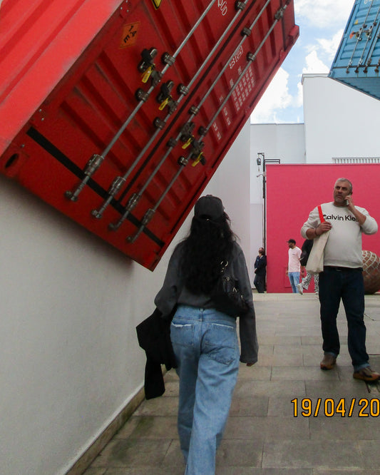 Jeans Baggy Barrel azul claro