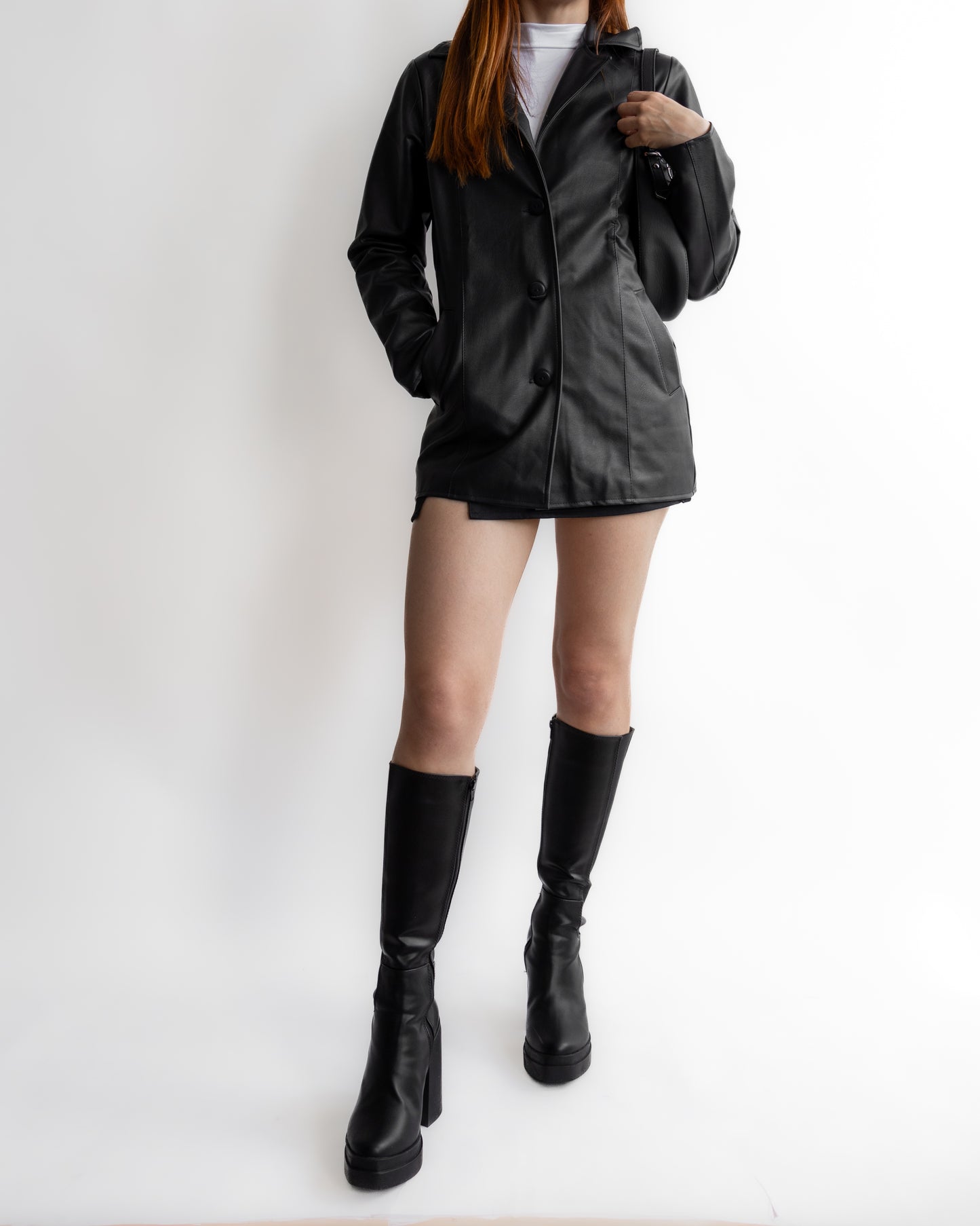 Gabardina Buffy negra
