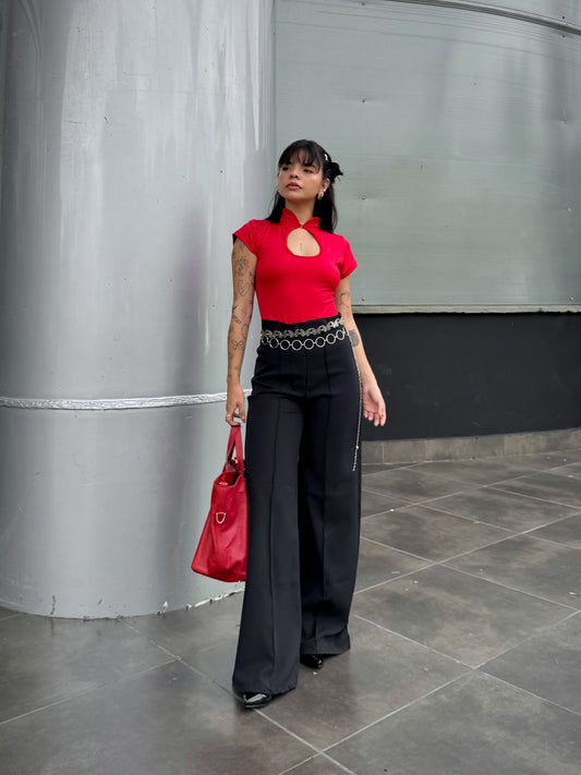 Pantalón cool girl negro