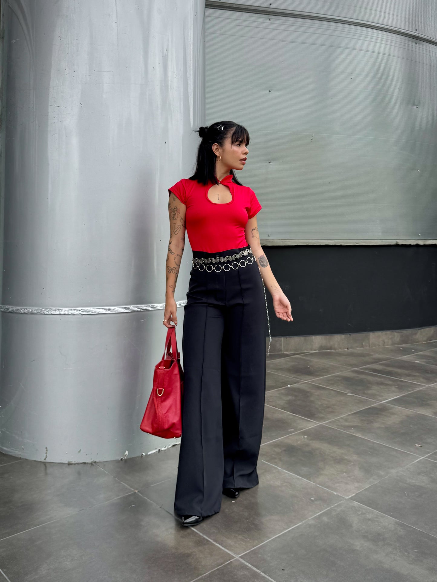 Pantalón cool girl negro