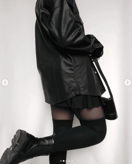 Camisa cuerotex negra