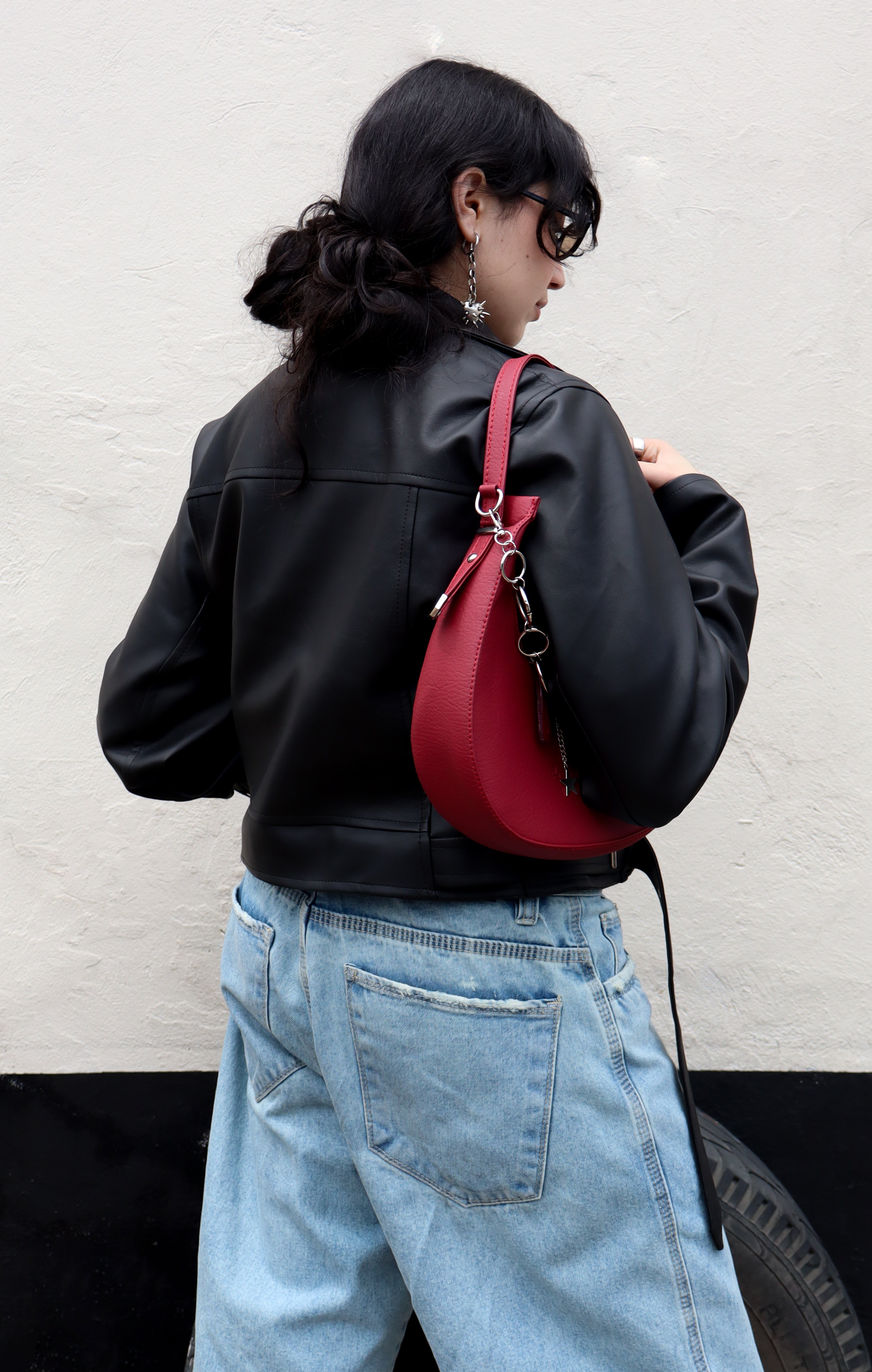 Chaqueta Arabella crop negra