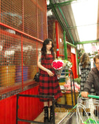 Vestido Tessa de cuadros R&N