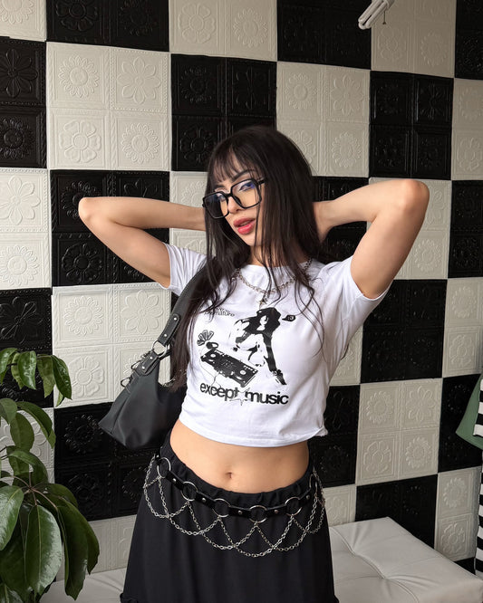 Baby tee 'all love is premature'
