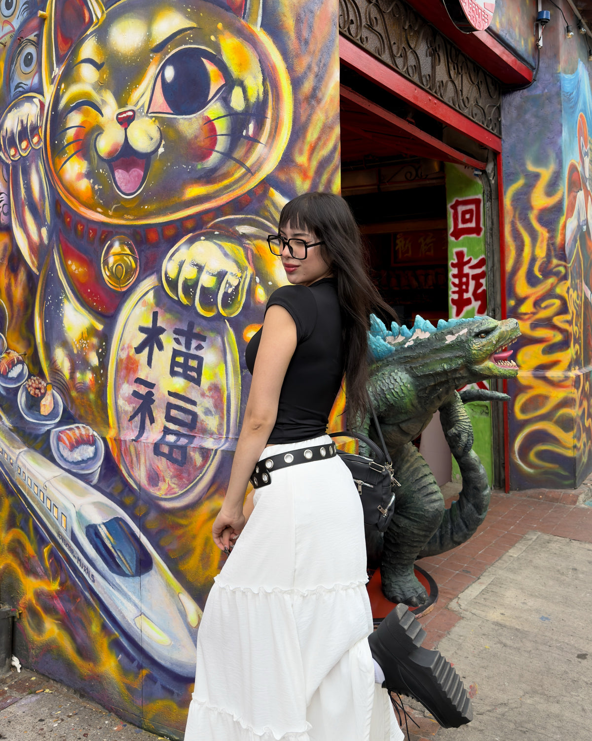 Blusa Qipao negra