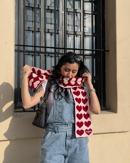 Bufanda LOVER tejida