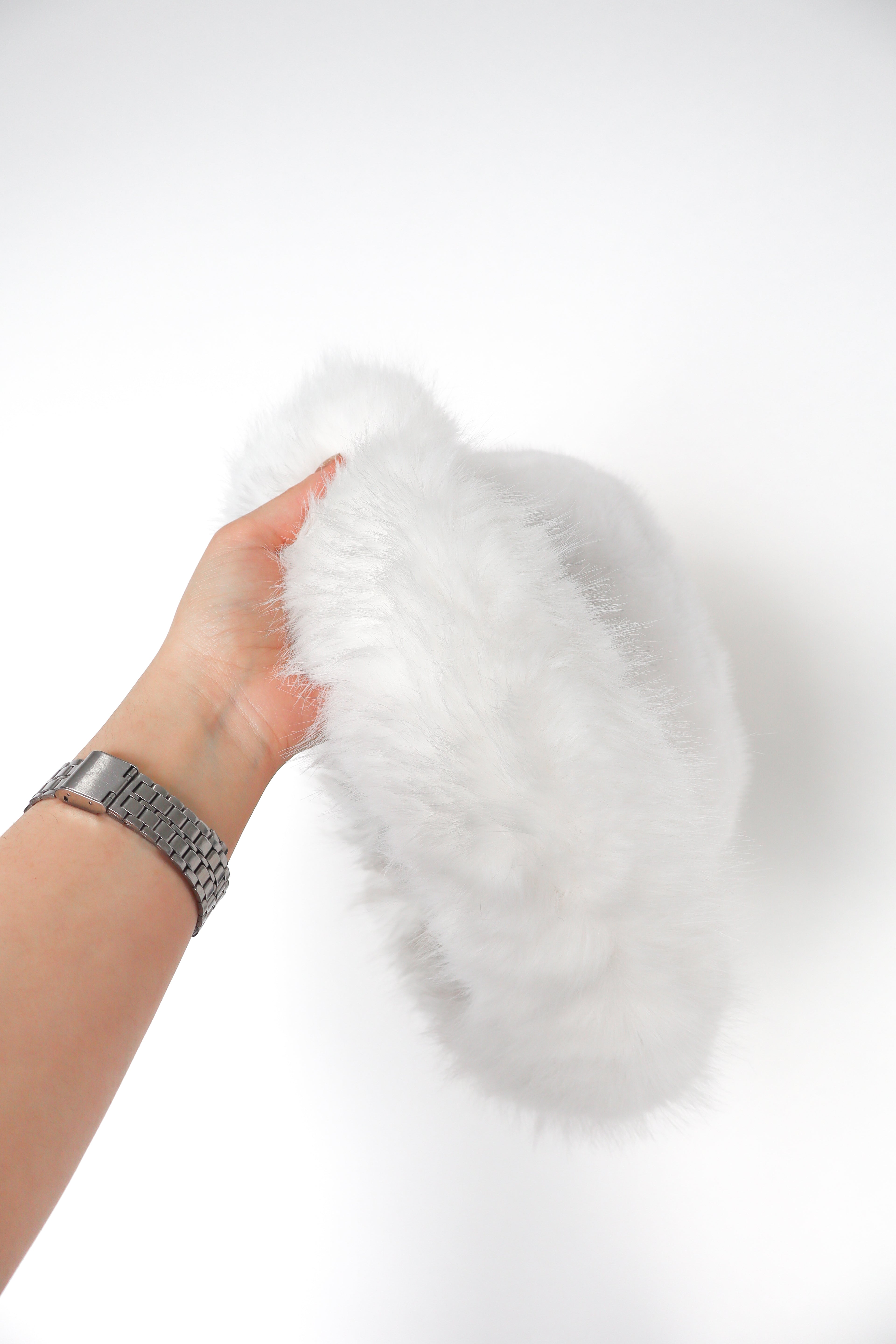 Pesquero de peluche (russian hat) BLANCO