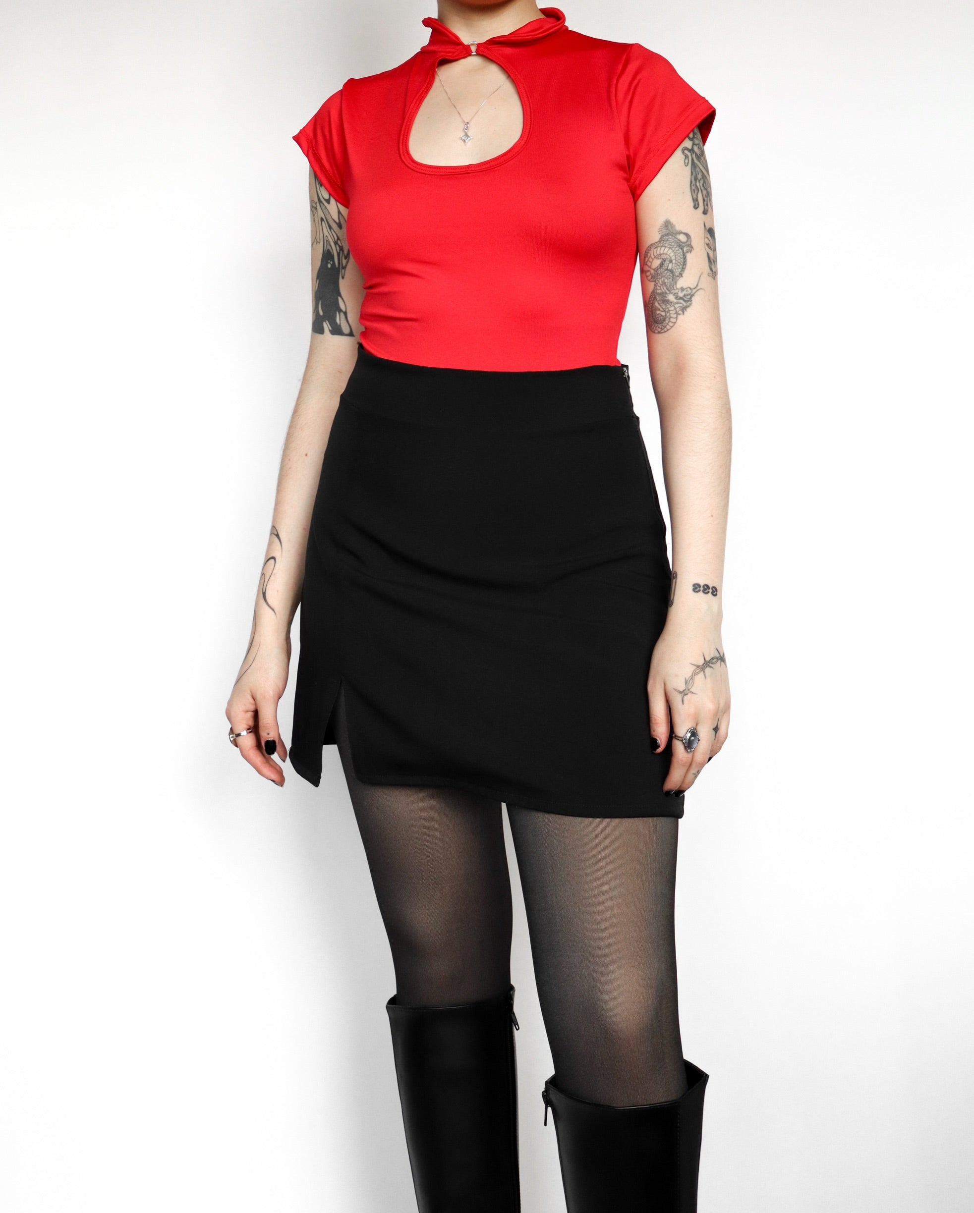 Body Qipao rojo