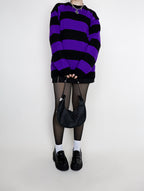 Saco Freddy Largo negro&morado