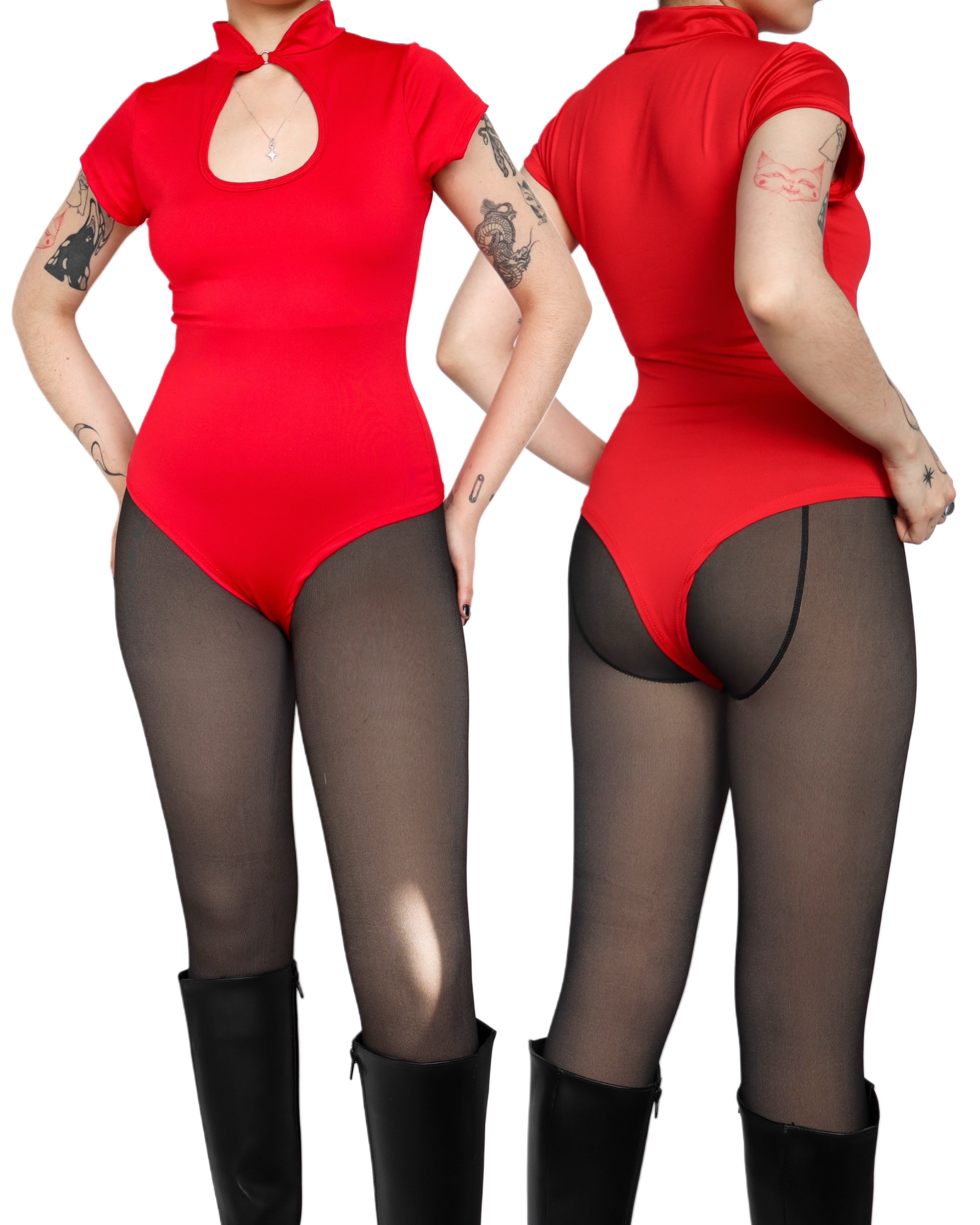 Body Qipao rojo