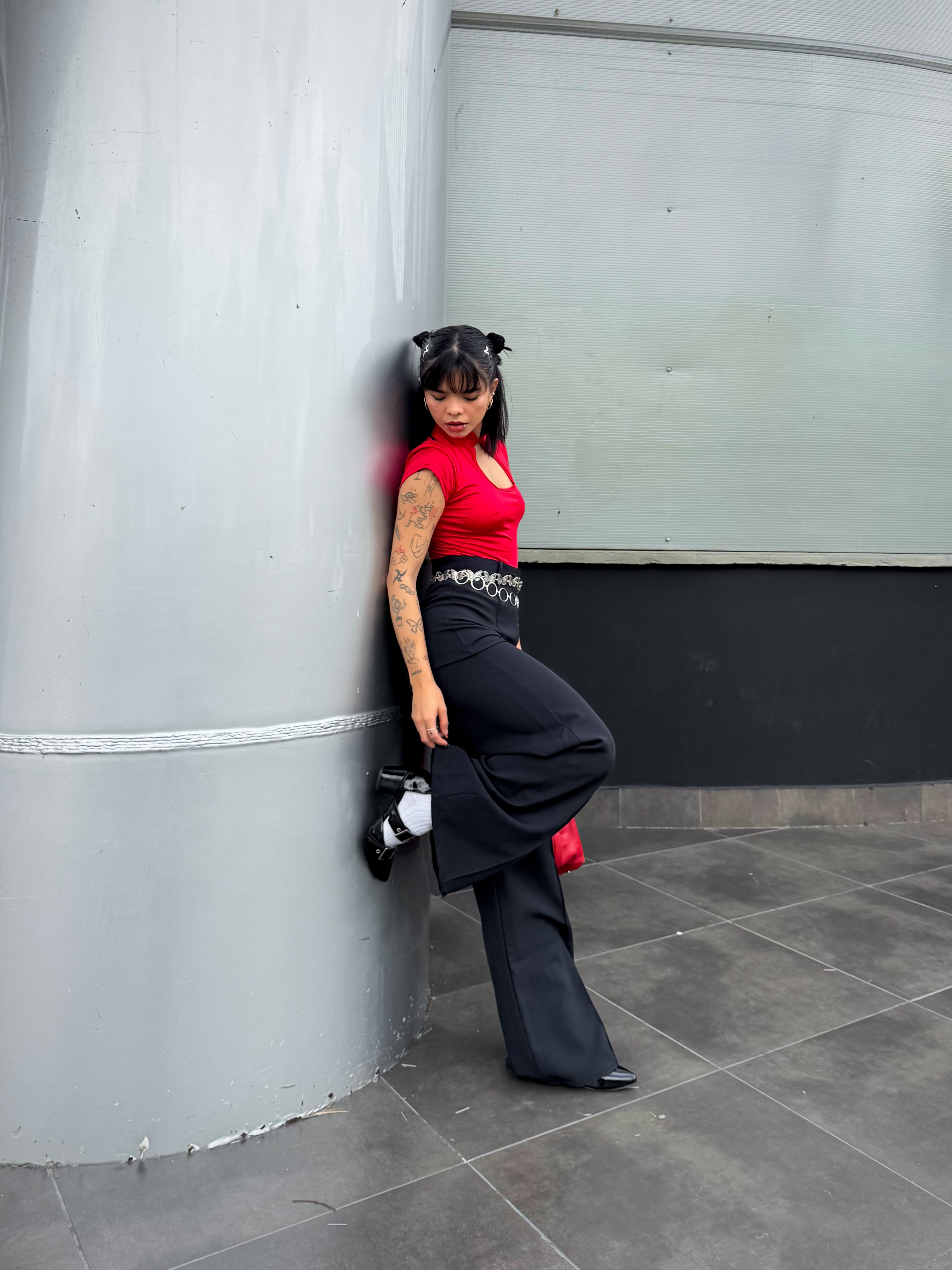 Pantalón cool girl negro