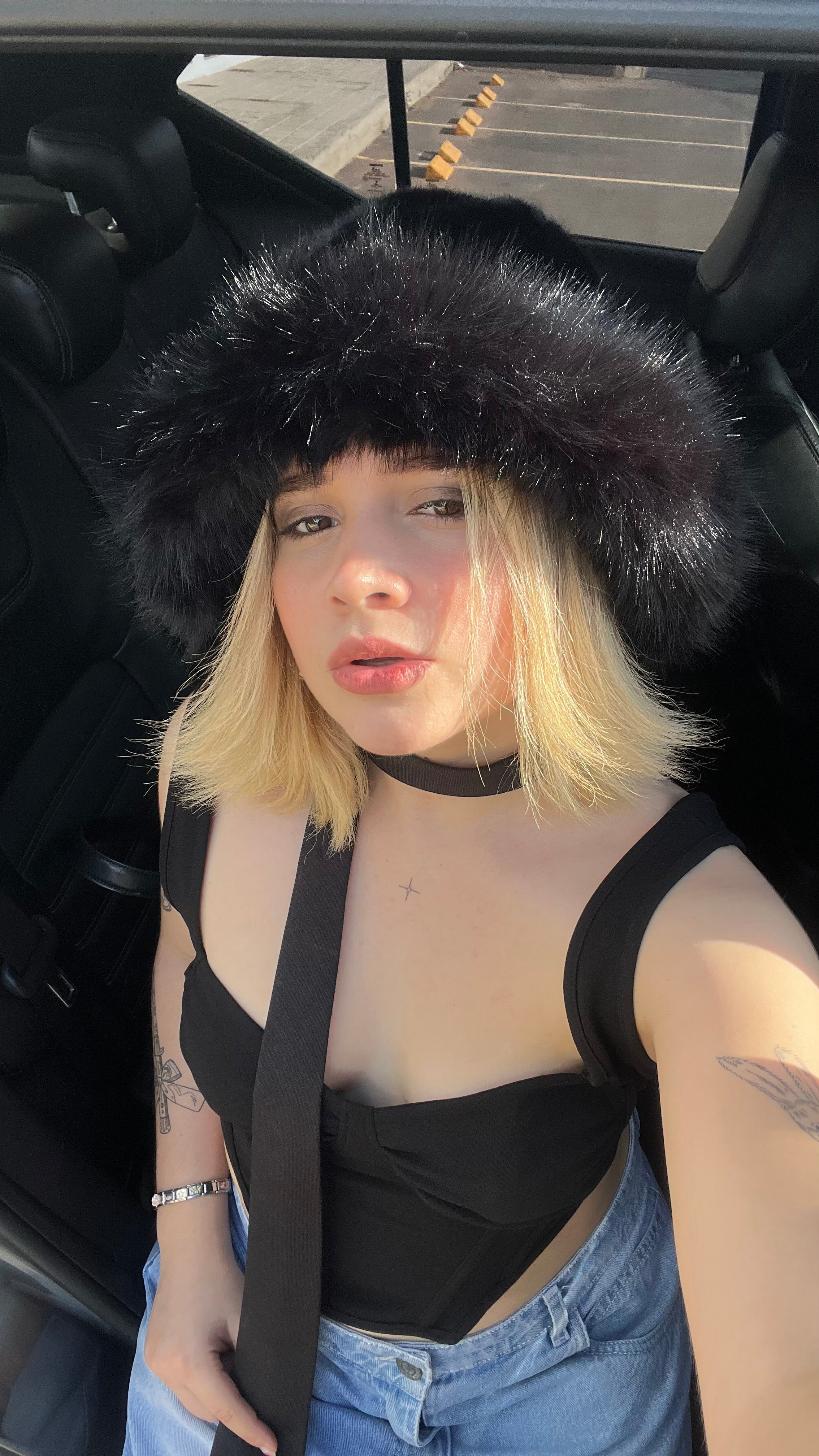 Pesquero de peluche (russian hat) negro