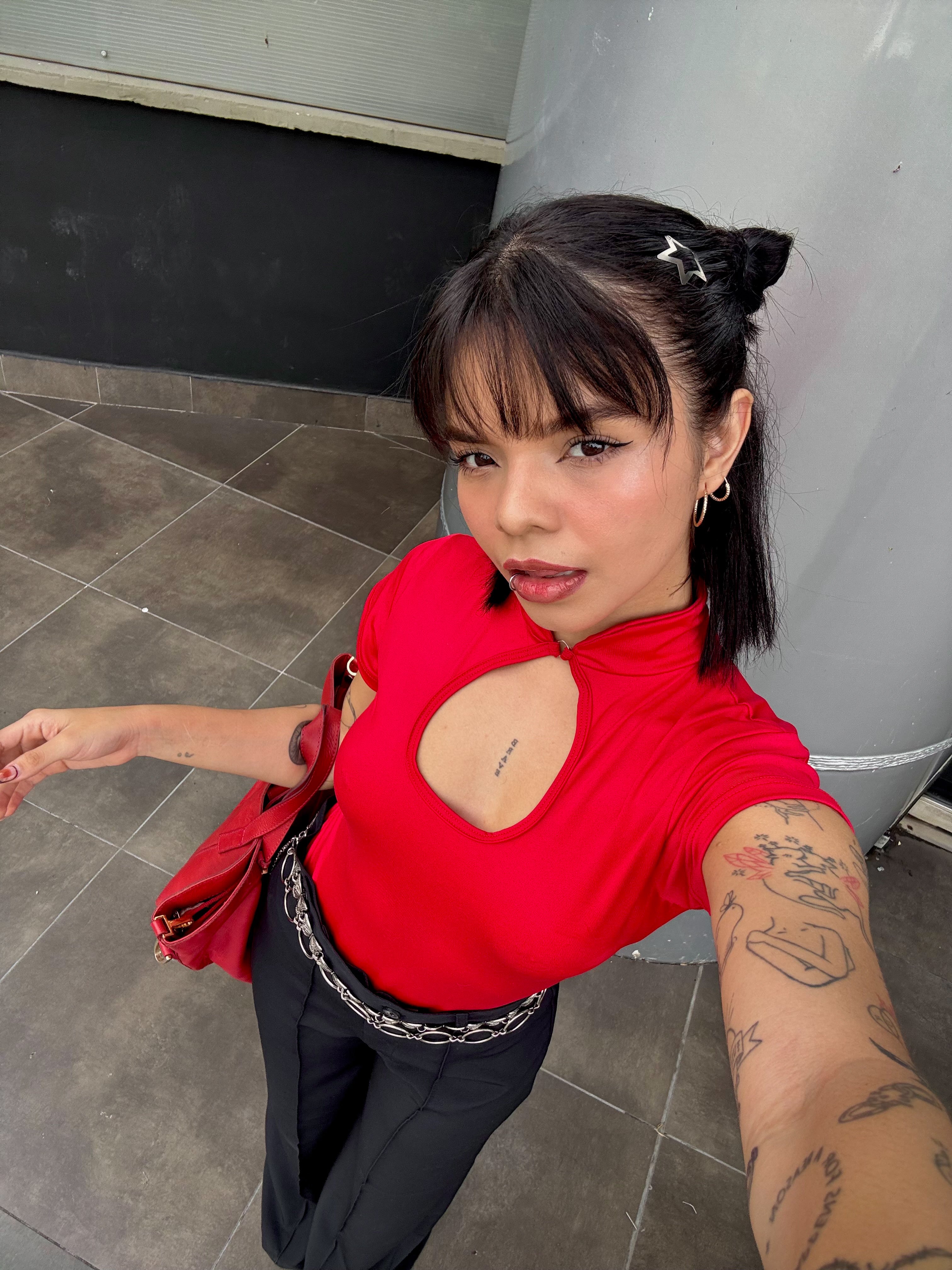 Body Qipao rojo