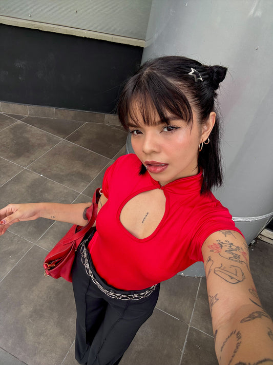 Body Qipao rojo