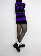 Saco Freddy Largo negro&morado