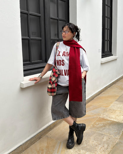 Jorts Cool Dad gris acid wash (bermudas)