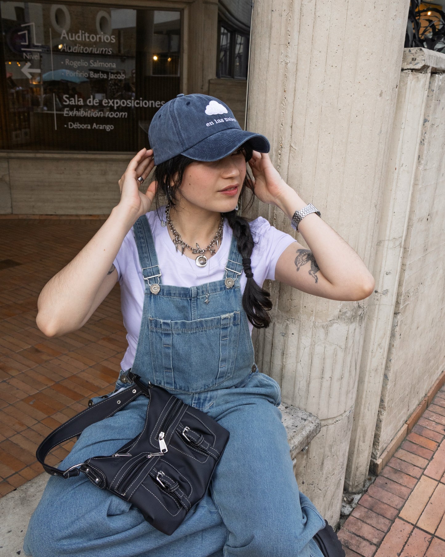 Gorra en las nubes ☁️ azul acid wash