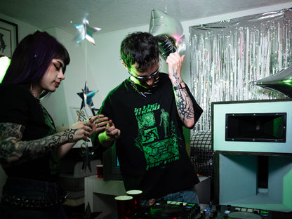 Camiseta ‘In the mood for rave' boxy