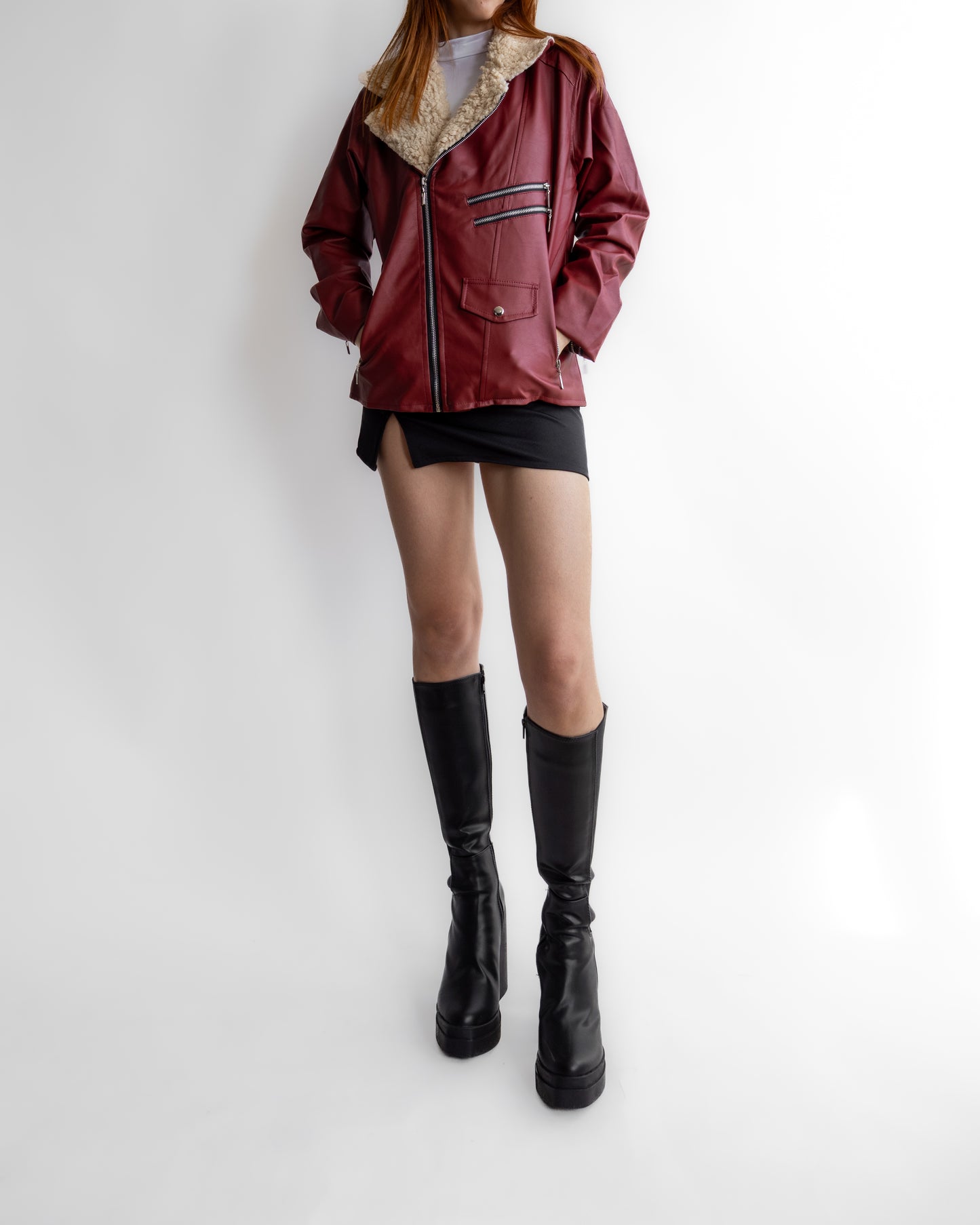 Chaquetón Arabella ★OVEJERA★ vino
