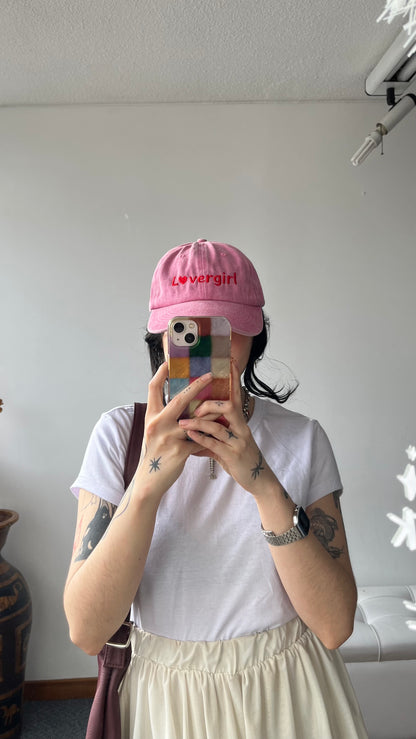 Gorra 'L❤︎vergirl' rosita