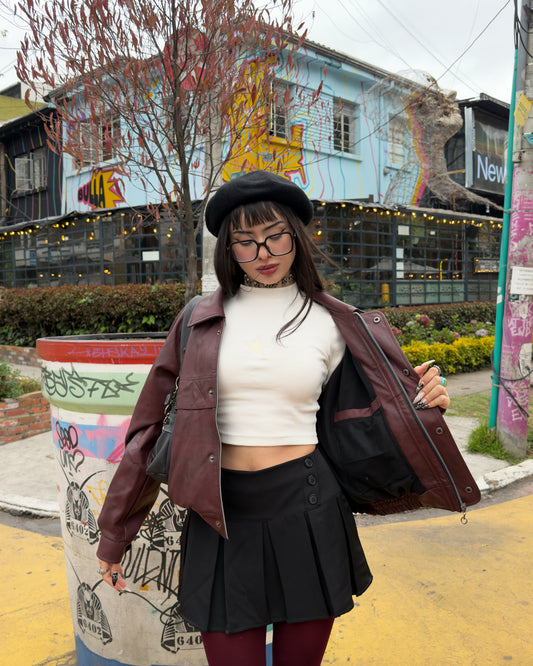 Chaqueta 'chike del centro'<𝟑 vino