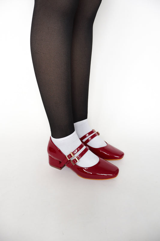 Zapatos Alexa Chung cherry