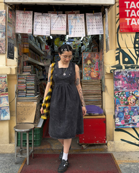 Vestido Tessa gris acid wash ★