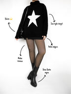 Suéter STARGIRL cuello tortuga tejido