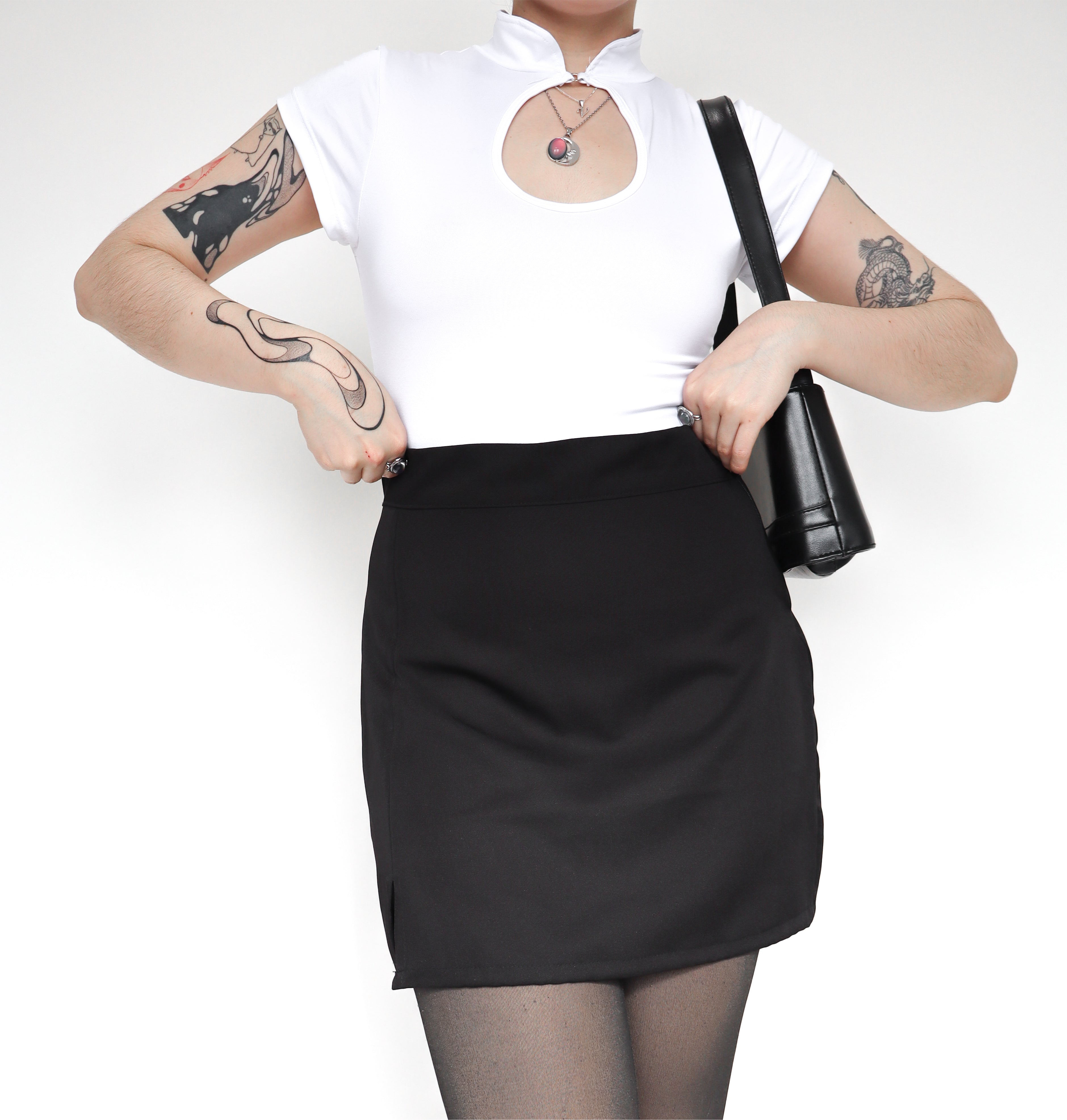 Body Qipao blanco