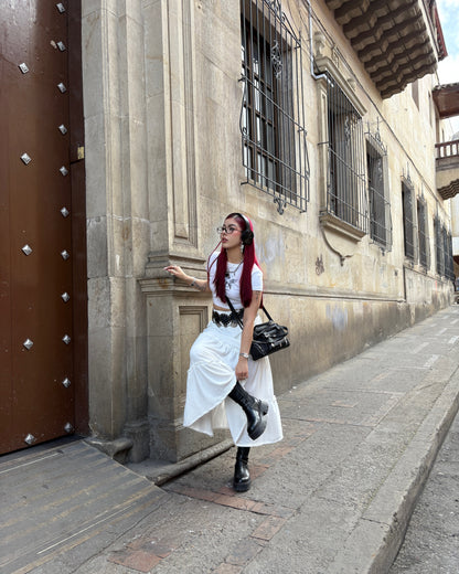 Falda Witchy ✨ blanca