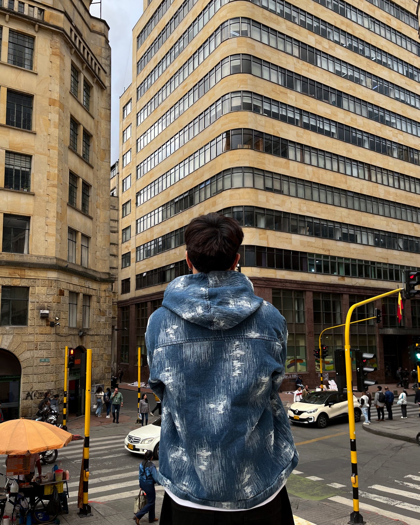 Hoodie HARD denim azul ⭑ EDICIÓN LIMITADA ⭑