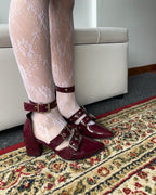 Zapatos Mary Jane de taches VINO ★