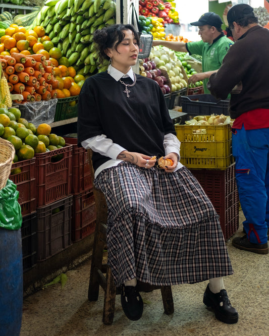 Falda Vivienne Oscura