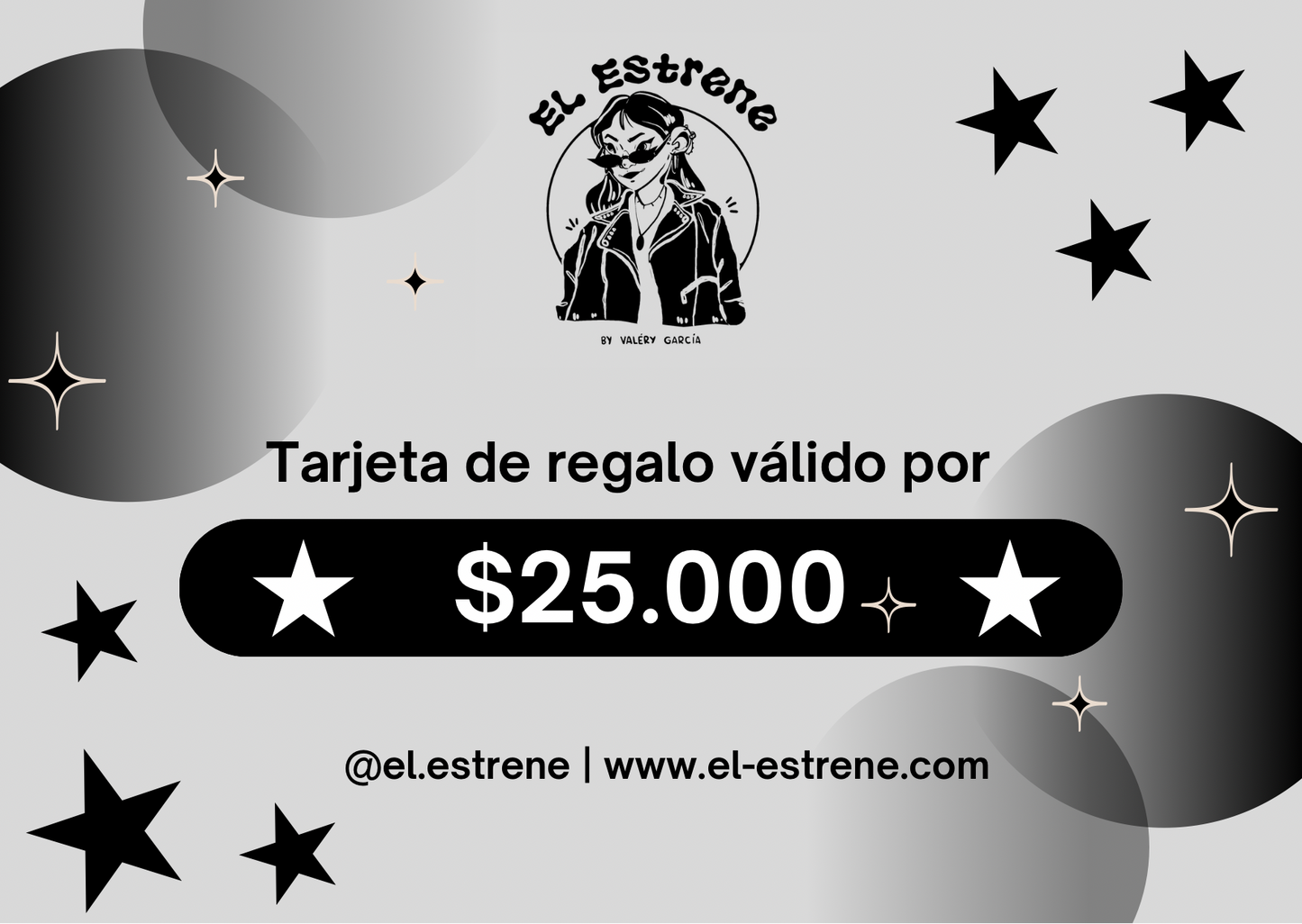 Tarjeta de regalo virtual 🖤