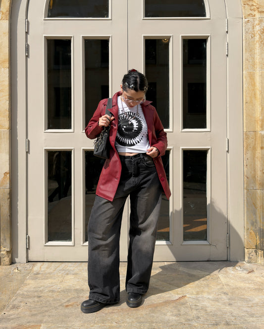 Gabardina Buffy cereza 🍒