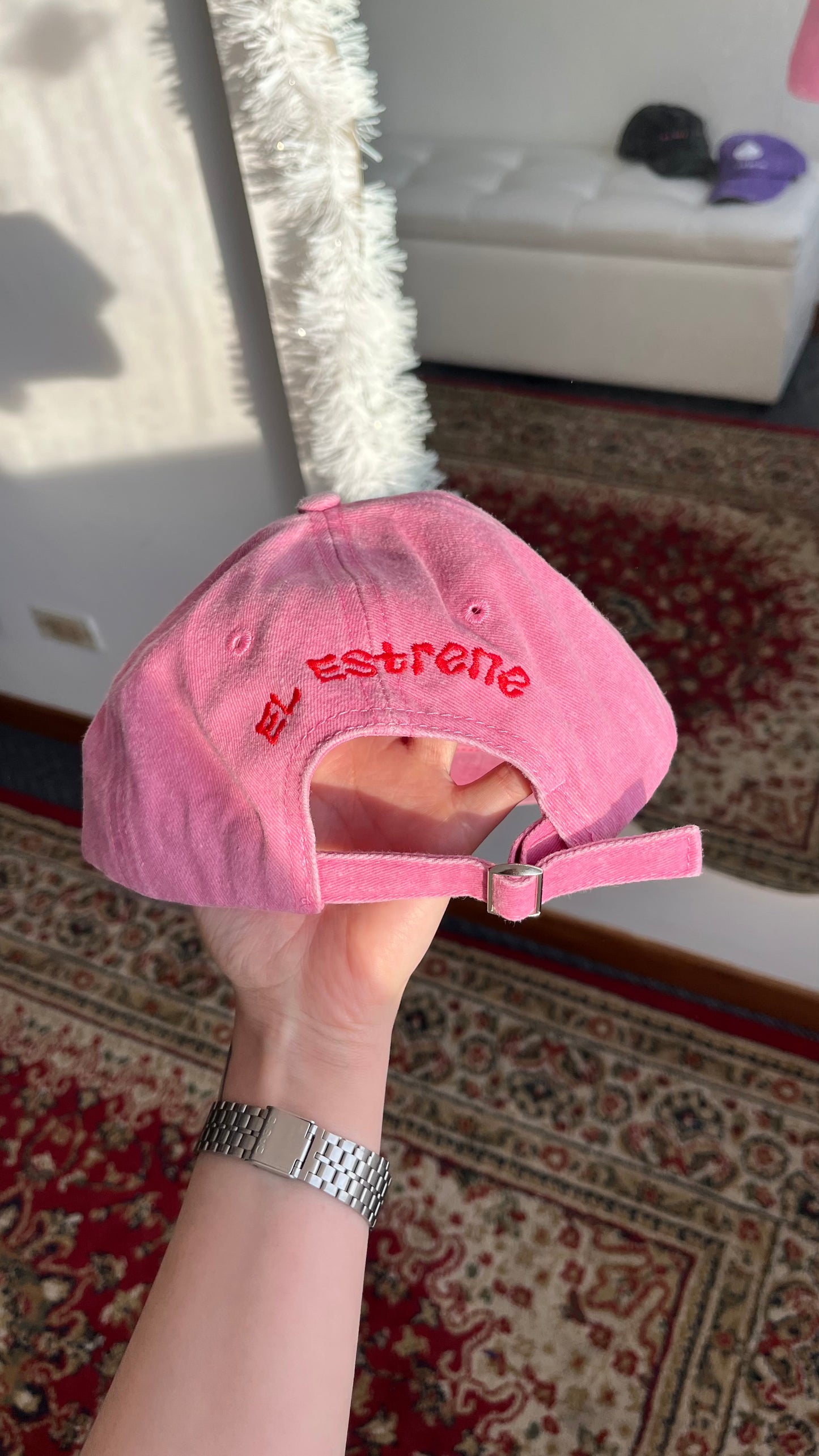 Gorra 'L❤︎vergirl' rosita